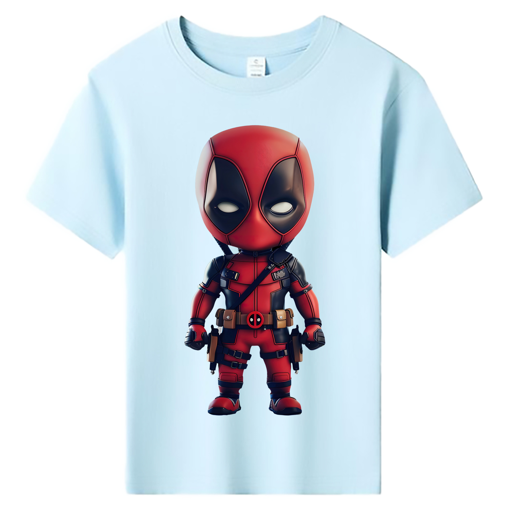 （画像用） Deadpool デッドプール 綿100％キッズTシャツ（フロントプリント）